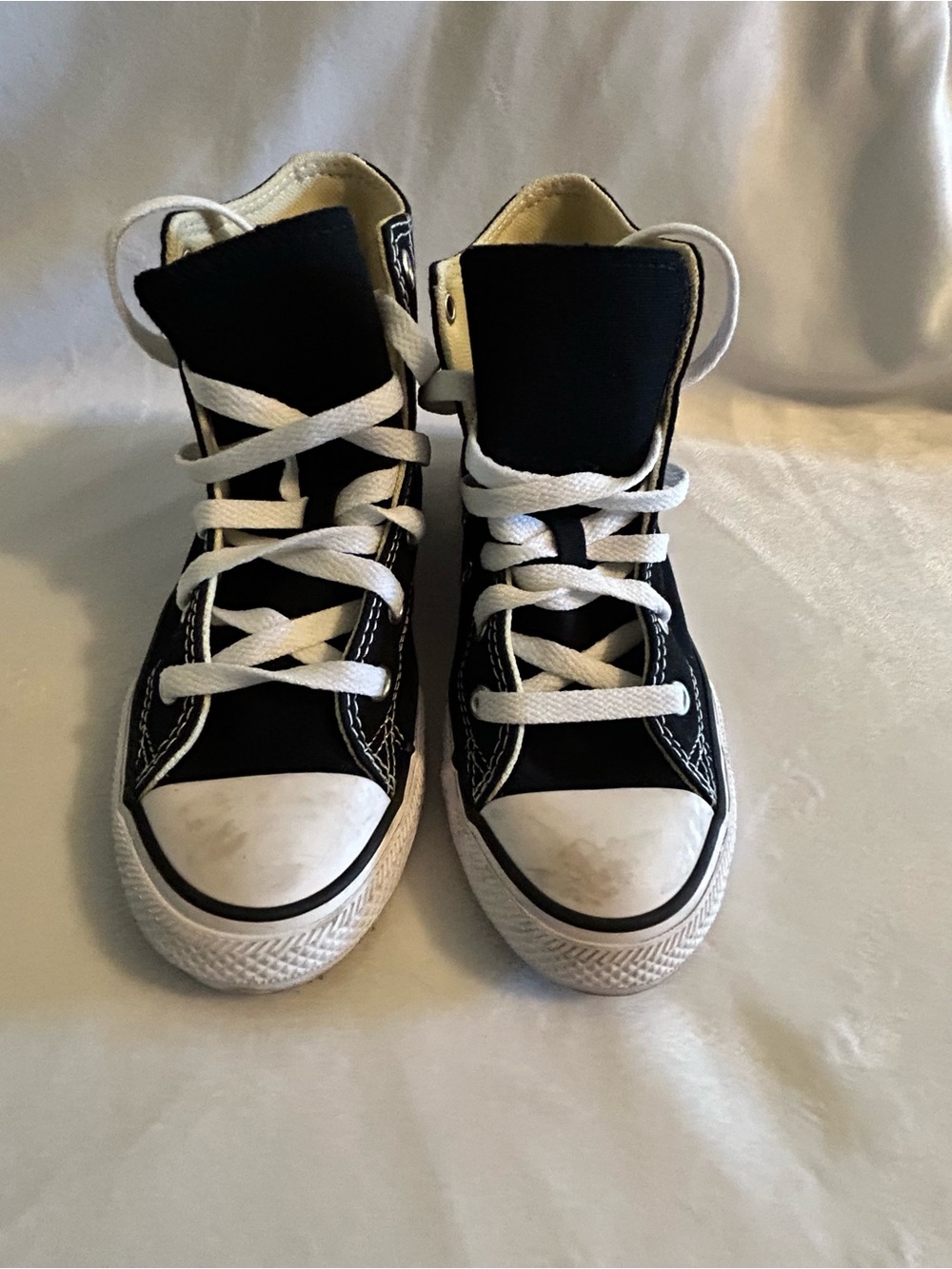 Converse Kids Black and White High-Top Sneakers